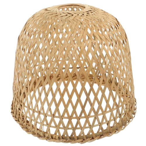 Uonlytech Bamboo Lampshade Decorative Light Bulbs Hanging Light Fixtures Rattan Pendant Lights Wall Light Cover Wall Sconce Shade Wicker Chandelier Shades Decorative Lamp Shade Lamp Cover