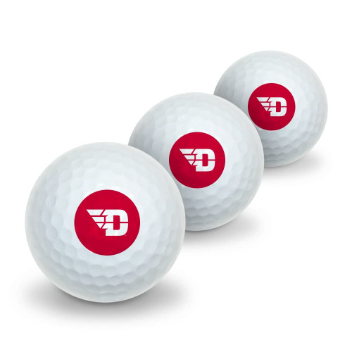 GRAPHICS & MORE University of Dayton Flyers Logo Novelty Golf Balls 3 Pack