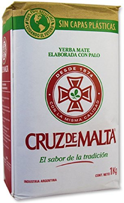 Cruz De Malta Yerba Mate (1kg - 2.2lbs) Cruz De Malta Yerba Mate (1kg - 2.2lbs)