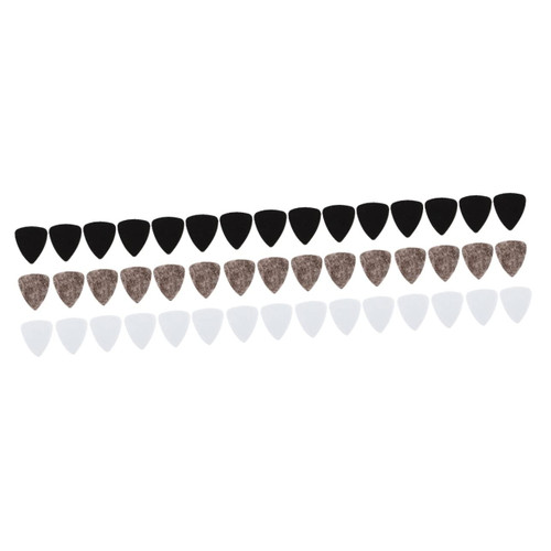 Mikinona 45 Pcs guitar pick Bass Picks wool finger picks autoharp instrument music instrument picks guitar plectrum finger plectrum guitar finger guitar custom pick supplies Ukulele felt