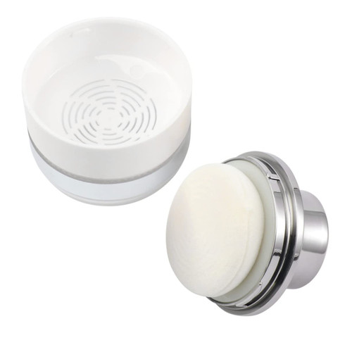 FRCOLOR Makeup Containers Small Containers Powder Puff Container Powder Puff Holder Cosmetic Makeup Container Containers with Lids Powdery Cake Box Makeup Case Makeup Powder Setting Powder