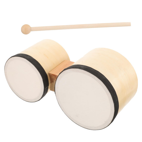 ERINGOGO Percussion Instruments Rhythm Sticks Wood Instrument Bongo Drum Percussion Accessory Wood Music Instrument Drum Bongo Musical Instrument Accessories Aldult Percussion Drum
