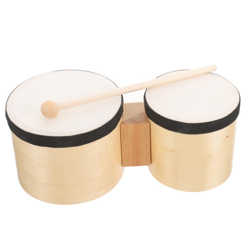 BIUDECO Drum Bongo Rhythm Sticks Bongo Drums Adults Musical Instrument Percussion Drum Instrument Accessories Percussion Instruments for Adults Wood Aldult Drum Instrument