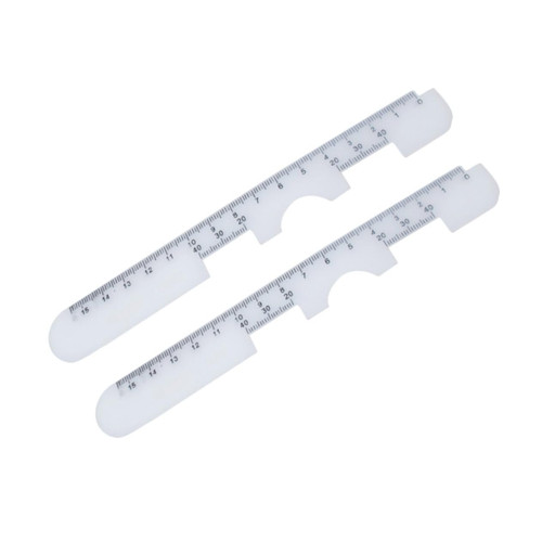 SOLUSTRE 5pcs Pupil Distance Meter Pupil Distance Measuring Ruler Pd Dual Pd Measurement Pupillary Distance Measurer Optician Ruler Pd Ruler Mm Ruler Distance Ruler White Glasses