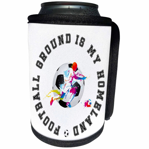 3dRose Football - Soccer Sport - Football ground is my... - Can Cooler Bottle Wrap (cc-364543-1) 3dRose Football - Soccer Sport - Football ground is my... - Can Cooler Bottle Wrap (cc-364543-1)