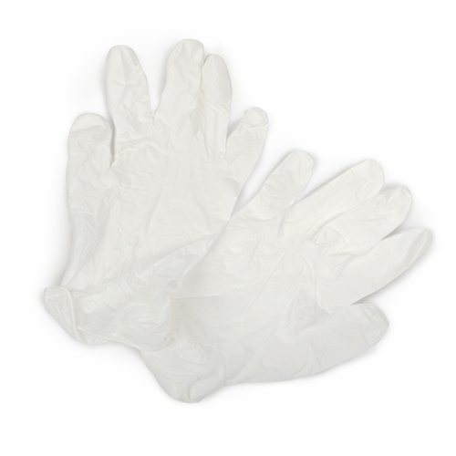 Curad Powder-Free Latex-Free 3G Vinyl Exam Gloves, Medium, 100 Count