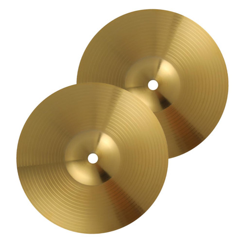 OFFSCH 2pcs Set Cymbals Supplies Practice Drum Crash Cymbal Jazz Drum Cymbal Jazz Thin Hat Cymbal Jazz Drum Crash Cymbal Metal Drum Cymbal Ride Cymbal Jazz Cymbal Drumset Brass Percussion