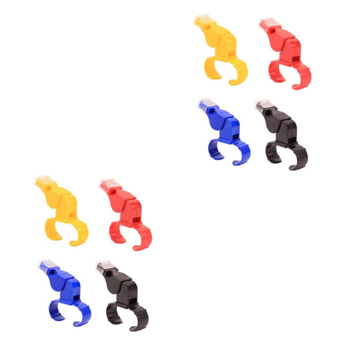 BESPORTBLE 8 Pcs Toy Bowling Ball Survival Whistle Powder Milk Container for Baby Lifeguard Whistle Loud Whistle Finger Grip Whistle Whistles Emergency Whistle Ring Non-Nuclear