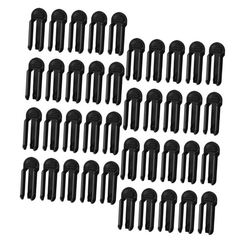 Cabilock 60pcs Garbage Bag Clip Trash Bag Clips Trash Can Bag Clips Garbage Bag Holder Clips Rubbish Bag Clip Basket Clips Bin Bag Clips Trash Cans Trashcan Plastic Garbage Can Non-Slip Bag