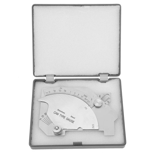 Fafeicy Steel Welding Measure Tool, MG-8 Weld Gauge Welding Seam Gauge Seam Inspection Ruler Bridge CAM Welding Gage for Welding Measurement, Measuring Tool