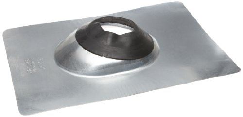 Morris Products G12204 Self-Seal Roof Flashing, Galvanized Steel, 4" Size, 15" Length, 12" Width