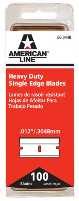 American Safety Razor 66-0448 Heavy-Duty Single Edge Razor Blades, 100-Pack American Safety Razor 66-0448 Heavy-Duty Single Edge Razor Blades, 100-Pack