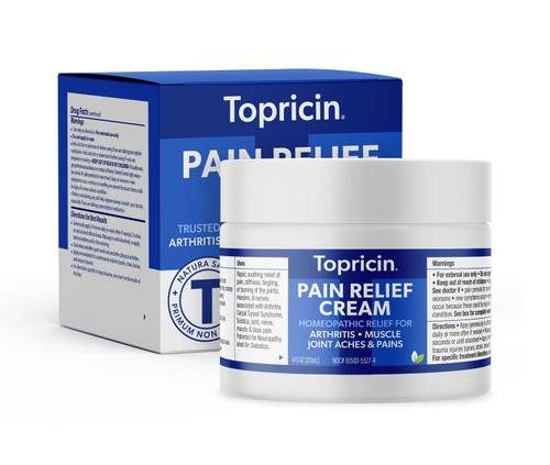 Topricin Pain Relief Cream (4 oz) Fast Acting Pain Relieving Rub Topricin Pain Relief Cream (4 oz) Fast Acting Pain Relieving Rub