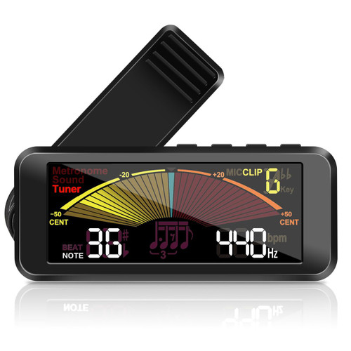 Guitar Tuner Clip-on Metronome Tuner Rechargeable 3 In 1 Digital Metronome Tuner Tone Generator for All Instruments, Bass, Chromatic, Instruments, Violin and Ukulele Guitar Tuner Clip-on Metronome Tuner Rechargeable 3 In 1 Digital Metronome Tuner Tone Generator for All Instruments, Bass, Chromatic, Instruments, Violin and Ukulele