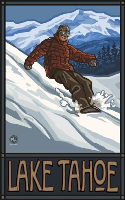 Northwest Art Mall Lake Tahoe California Snowboard Edge Artwork by Paul A Lanquist, 11-Inch by 17-Inch Northwest Art Mall Lake Tahoe California Snowboard Edge Artwork by Paul A Lanquist, 11-Inch by 17-Inch