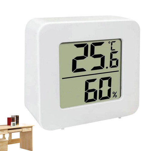 Indoor Thermometer Hygrometer, Mini Hygrometer Thermometer Digital LCD Monitor, Temperature Humidity Monitor for Humidors, Greenhouse, Cellar, Fridge, Mason Jar, Garden