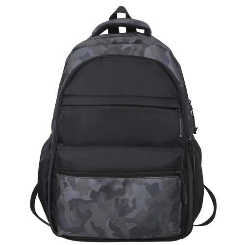 KBTYE Cute Backpack for School Kids Camouflage Laptop Travel Backpack for Women Men Casual College Teen Bookbag(black)