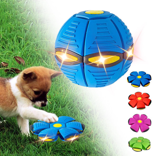mrliance Flying Saucer Ball for Dogs, Interactive Pet Toy Ball, Magic and Bouncy Flying Saucer Ball Dog Toy with 6 Lights Perfect Outdoor Toy for Pet and Kids (Blue) mrliance Flying Saucer Ball for Dogs, Interactive Pet Toy Ball, Magic and Bouncy Flying Saucer Ball Dog Toy with 6 Lights Perfect Outdoor Toy for Pet and Kids (Blue)