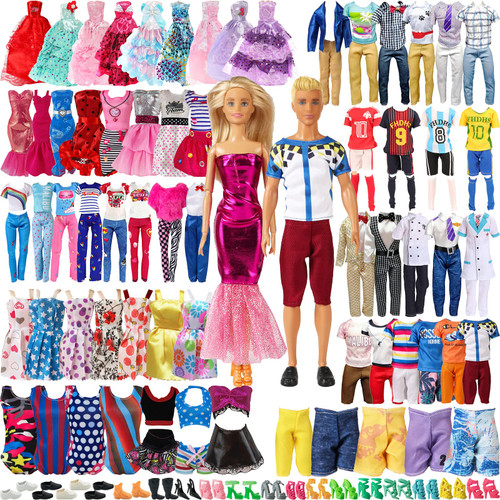 SOTOGO 69 Pieces Doll Clothes and Accessories for 11.5 Inch Girl Boy Doll Clothes Different Occasions Include 30 Sets Handmade Doll Dresses/Casual Clothes/Swimsuit/Sportswear and 20 Pairs Shoes SOTOGO 69 Pieces Doll Clothes and Accessories for 11.5 Inch Girl Boy Doll Clothes Different Occasions Include 30 Sets Handmade Doll Dresses/Casual Clothes/Swimsuit/Sportswear and 20 Pairs Shoes