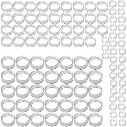 105 PCS New Version Sphere Stand, Clear Mini Ball Stand, Round Display Stands for Baseball, Crystal Ball, Golf Ball, Softball, Tennis Ball, Marbles, Spheres, Collections. 3 Sizes: Large, Medium, Small