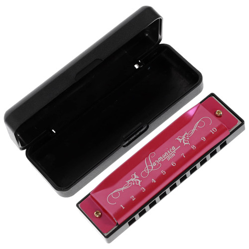 SUPVOX 4pcs Harmonica c Key Metal Harmonica Kids Plaything Mouth Harmonica Harmonicas for Adults Kids Musical Instruments Harmonica Instrument Abs Small Musical Instrument Child Luxury