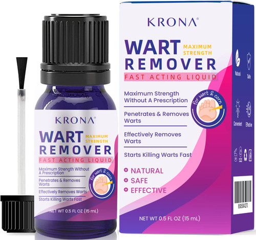 KRONA Wart Remover Freeze Off: Wart Freeze Off Fast Acting Liquid Wart Gel - Plantar Wart Remover for Feet - Planters Wart Removers for Feet H Warts Genital Wart Common Wart Corn Callus Flat Wart KRONA Wart Remover Freeze Off: Wart Freeze Off Fast Acting Liquid Wart Gel - Plantar Wart Remover for Feet - Planters Wart Removers for Feet H Warts Genital Wart Common Wart Corn Callus Flat Wart