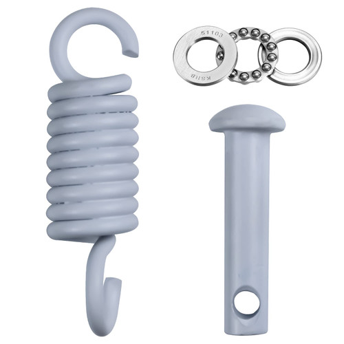 Hammock Chair Ultimate Hanging Kit - Nest Egg Hammock Chair Spring Pin Plug Hardware- 500LB Hammock Chair Hanging kit for Hanging Basket Chairs Hammock and Porch Swings White Hammock Chair Ultimate Hanging Kit - Nest Egg Hammock Chair Spring Pin Plug Hardware- 500LB Hammock Chair Hanging kit for Hanging Basket Chairs Hammock and Porch Swings White