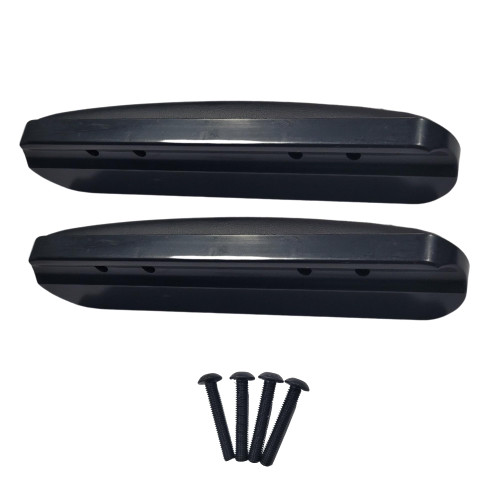 Heavy Duty Desk Length (9") Wheelchair Arm Pads, Black (Pair), Universal: Fits Most Medline, Drive, Invacare, E&J, Guardian, Lumex, Tuffcare, ALCO & Other Desk Arm Manual Wheelchairs