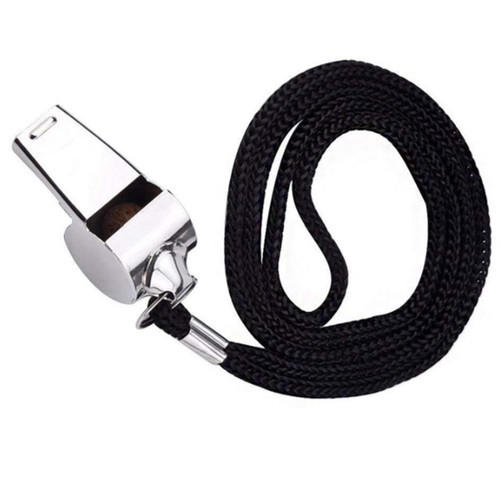 Winwinfly Stainless Steel Sports Whistles with Lanyard, Loud Sound Whistles Great for Coaches, Referees, and Emergency Winwinfly Stainless Steel Sports Whistles with Lanyard, Loud Sound Whistles Great for Coaches, Referees, and Emergency