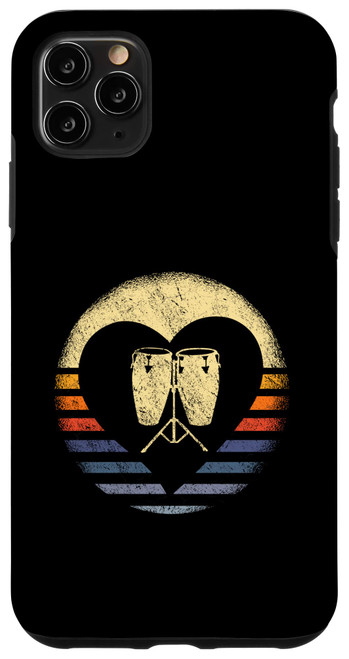 iPhone 11 Pro Max Conga Vintage Heart For Conga Player Case
