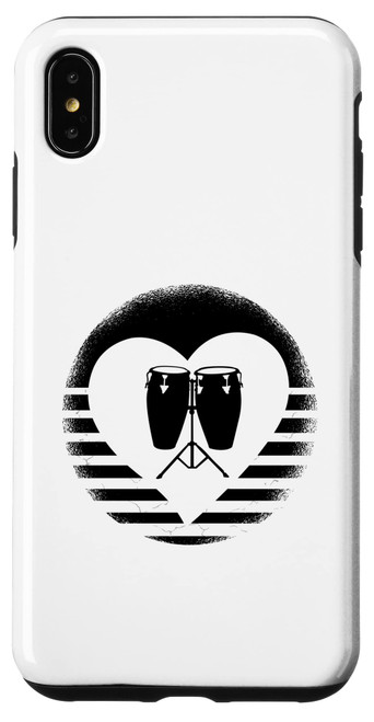 iPhone XS Max Conga Vintage Heart For Conga Player Case