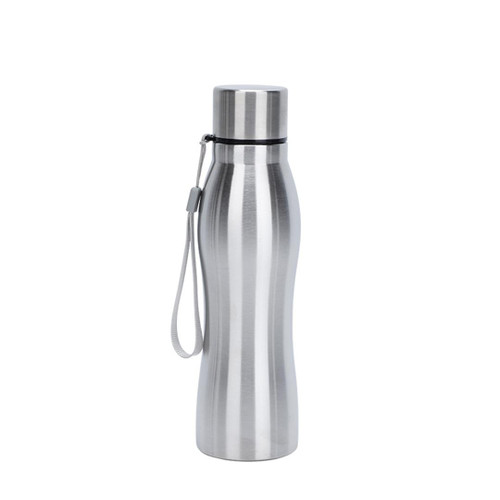 ESWING Sports Water Bottle, 33.8oz Stainless Steel Water Bottle for Cyclists, Runners, Hikers, Beach Goers, Picnics, Camping, Leak Resistant, Uninsulate (750ml/25oz)