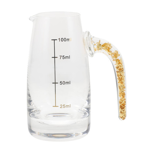 YARDWE Lemonade Dispenser Glass Cocktail Jigger with Scale Wine Dispenser Wine Decanter Bar Measuring Jigger Shot Glasses Wine Measure Cup Wine Mug Barware Wine Tools 100ml Glass Dispenser