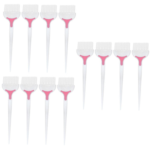 Beavorty 12 Pcs blending color bleach color brush hair bleaching tool hair comb color tint brush barbershop hair coloring brush hair dye comb tool salon hair dye brush applicator Beavorty 12 Pcs blending color bleach color brush hair bleaching tool hair comb color tint brush barbershop hair coloring brush hair dye comb tool salon hair dye brush applicator
