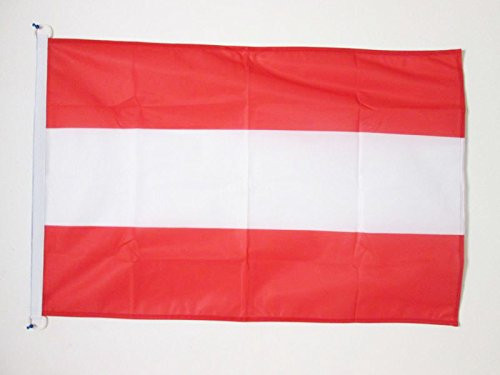 AZ FLAG Austria Flag 2' x 3' for Outdoor - Austrian Flags 90 x 60 cm - Banner 2x3 ft Knitted Polyester with Rings