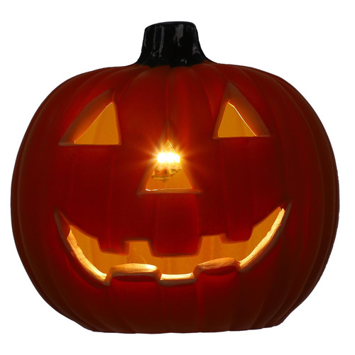 PRETYZOOM Halloween Pumpkin Lantern Halloween Led Pumpkin Lights Lighted Jack O -lit Pumpkin Lanterns for Halloween Porch Party Front Door Fireplace Decorations