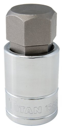 Titan Tools 15668 7/8' 1/2' Drive Hex Bit Socket