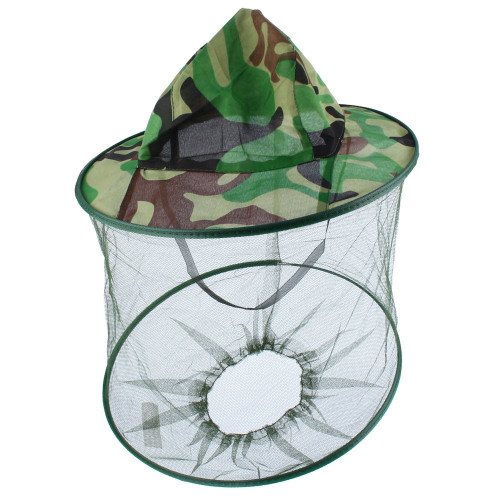 JTLB Bug Head Net Mesh,Camouflage Midge Hat Mesh Fishing Net Face Protector Camouflage Camping Kit
