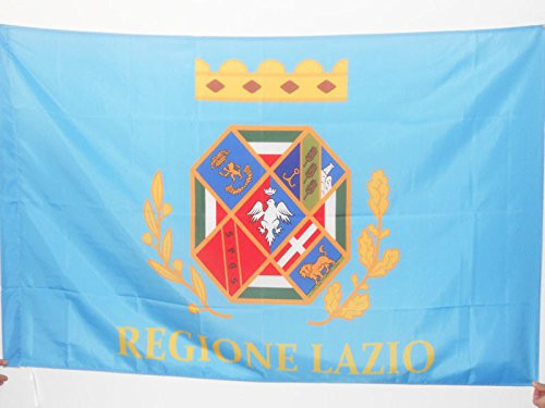 AZ FLAG Lazio Flag 2' x 3' for a Pole - Italy - Italian Region Flags 60 x 90 cm - Banner 2x3 ft with Hole