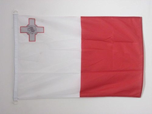 AZ FLAG Malta Flag 2' x 3' for Outdoor - Maltese Flags 90 x 60 cm - Banner 2x3 ft Knitted Polyester with Rings