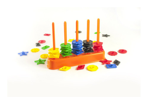 Miniland Educational Abacolor Shapes Abacus
