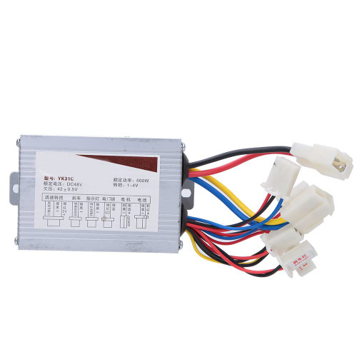 HERCHR Motor Speed Controller 48V 800W Electrical Scooter E Bike Bike Tricycle Brush Motor Control Box