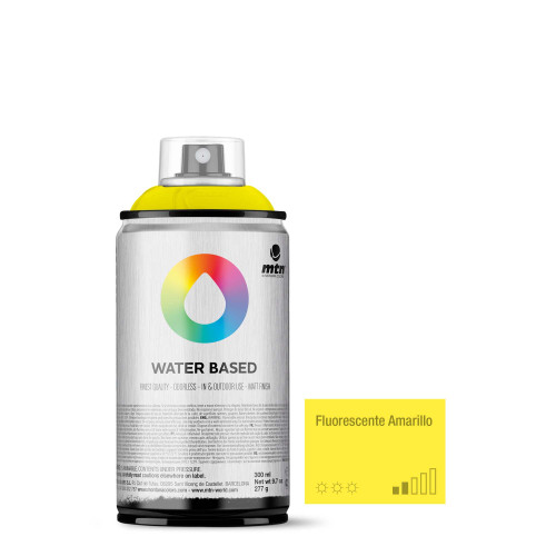 MTN Water Based 300 Spray Paint - WRV - Fluorescent Yellow