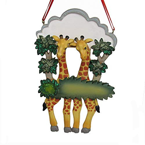 Kurt Adler Giraffe Family of 2 Christmas Tree Ornament
