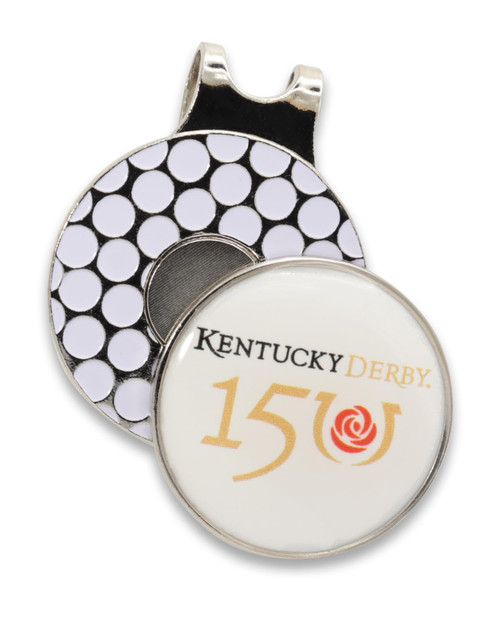 Indiana Metal Craft Kentucky Derby 150 Ball Marker Golf Ball Design Hat Clip