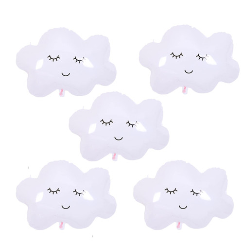 5PCS 30INCH White Cloud Balloons Cloud Shaped Foil Mylar Balloons for Baby Shower Cloud Themed Party Birthday Decoration 5PCS 30INCH White Cloud Balloons Cloud Shaped Foil Mylar Balloons for Baby Shower Cloud Themed Party Birthday Decoration