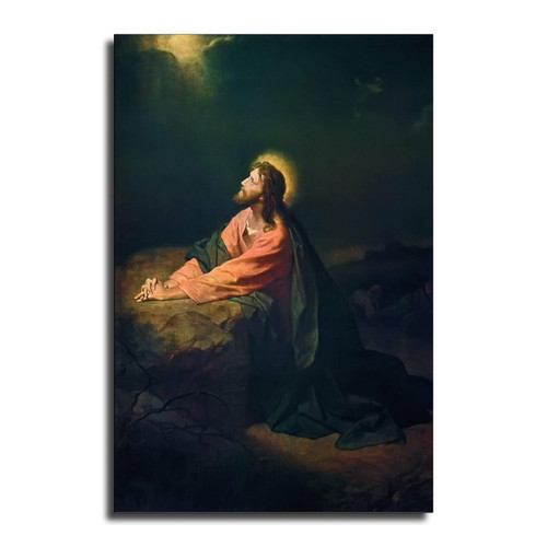 Jesus Christ In Gethsemane Canvas Art Poster And Wall Art Picture Print Modern Family Bedroom Decor Posters 16x24inch(40x60cm) Jesus Christ In Gethsemane Canvas Art Poster And Wall Art Picture Print Modern Family Bedroom Decor Posters 16x24inch(40x60cm)