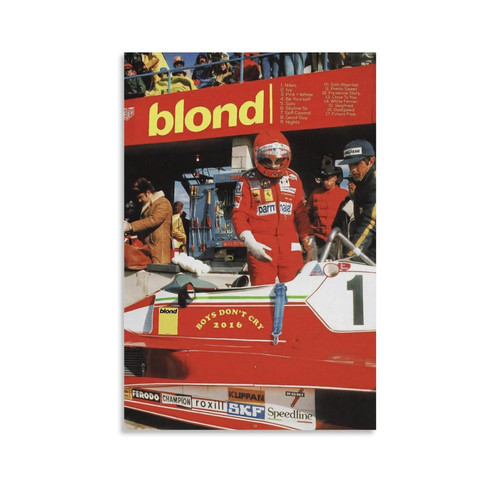 Yeepi Frank Ocean Blonde Album Poster for Bedroom Aesthetic Canvas Art Wall Decor 16x24inch(40x60cm)