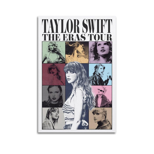 Taylor Poster Swift The Eras Tour Posters for Bedroom Aesthetic Canvas Art Wall Decor 16x24inch(40x60cm)