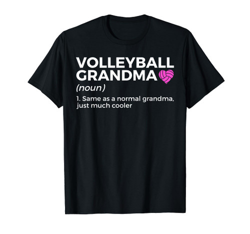 Funny Volleyball Grandma Definition T-Shirt